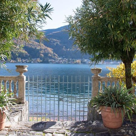 Residence Ville Lago Lugano Porto Ceresio Extérieur photo