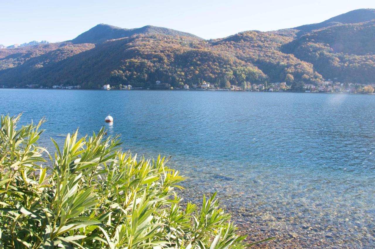 Residence Ville Lago Lugano Porto Ceresio Extérieur photo